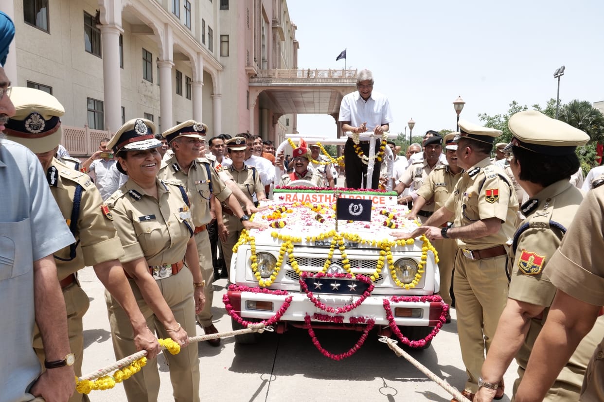 Rajasthan News: UR Sahu Bids Farewell to Police Department, Acting DGP Says- Birthday Gift from the Government