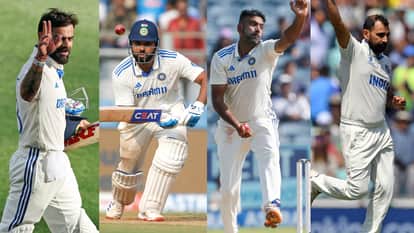 विराट-रोहित-अश्विन-शमी