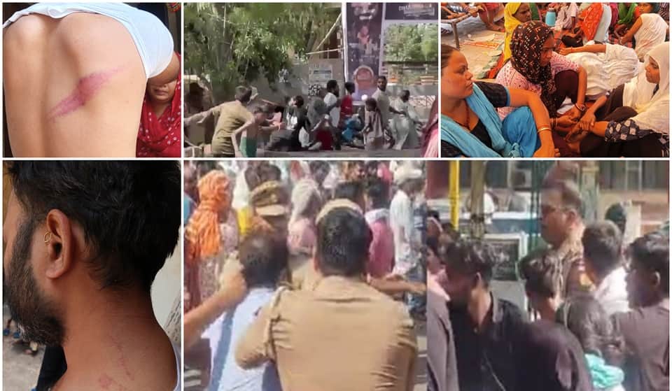 fainted beaten with sticks even children were not spared police had no mercy pictures tell story of brutality