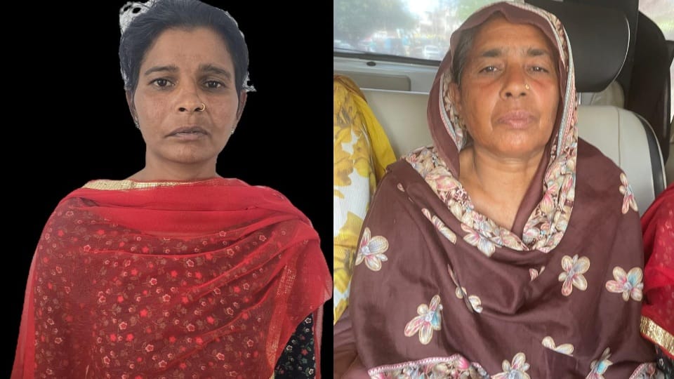 आरोपी मां और नानी।