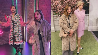 arti singh photos of madame tussaud with SRK Deepika Amitabh hrithik say Missing London and to see our legends