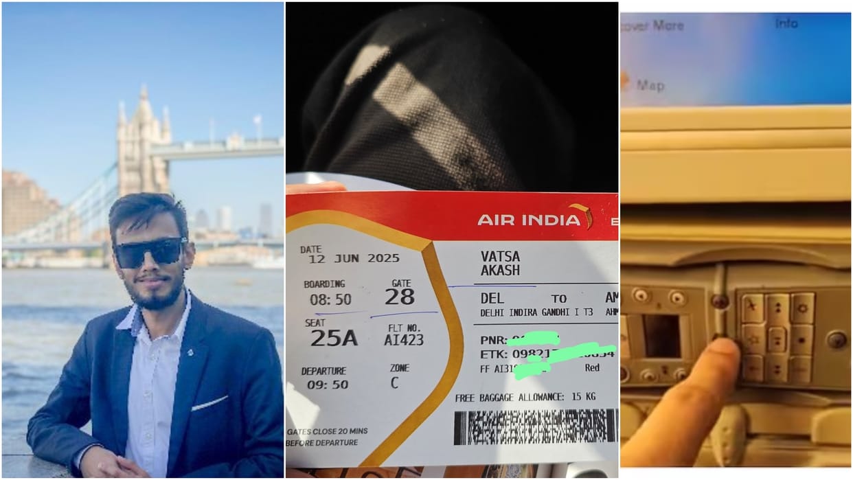 Gujarat Ahmedabad Plane Crash Flyer from Delhi flagged techincal glitches AC problems X Post UK Flight Airport