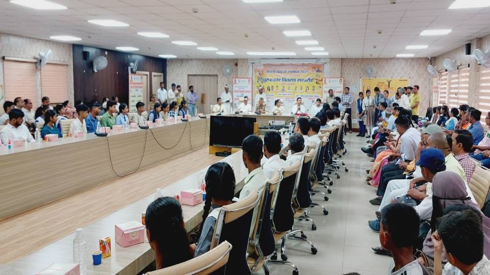 Brilliant students were honored by district administration in Bahraich