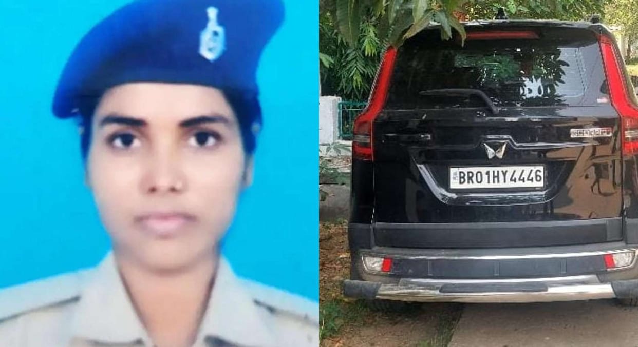 Bihar Police: Accident on Atal Path in Patna, female constable dies; Nalanda, live video of the accident