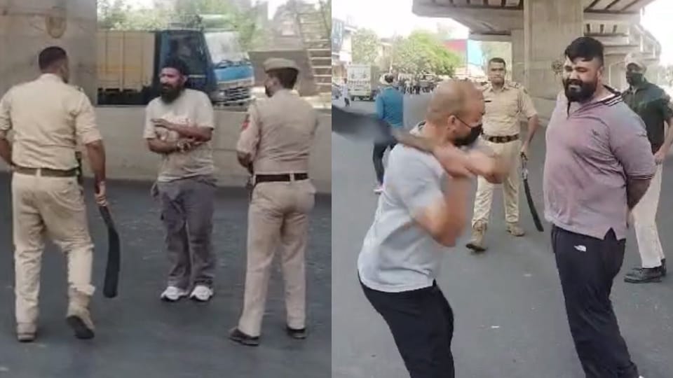 Jammu News Gangyal Firing Case Accused Arrested Beaten By Police in Public