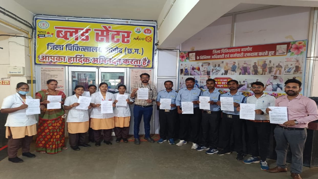 occasion of World Blood Donor Day, more than 10 thousand people pledged to donate blood in health fairs in CG