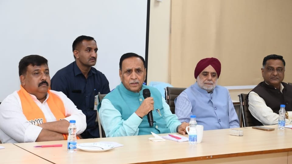 Vijay Rupani told to Punjab bjp leader I am going abroad for family work meet you after Ludhiana by election