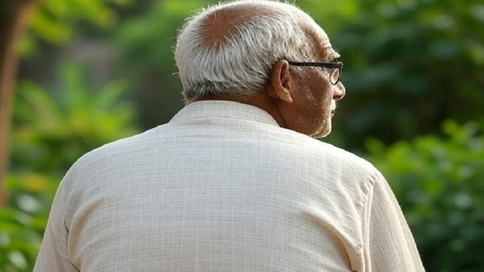 In Delhi a middle aged man frustrated by not getting salary committed suicide by hanging himself