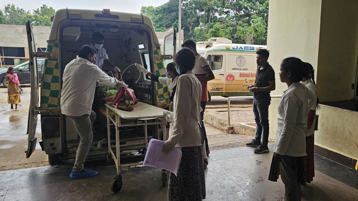 Three people died in a road accident in Jagdalpur