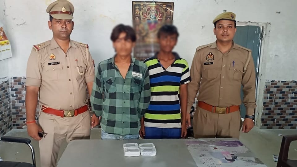 Four arrested for theft from Ganesh City, jewellery recovered