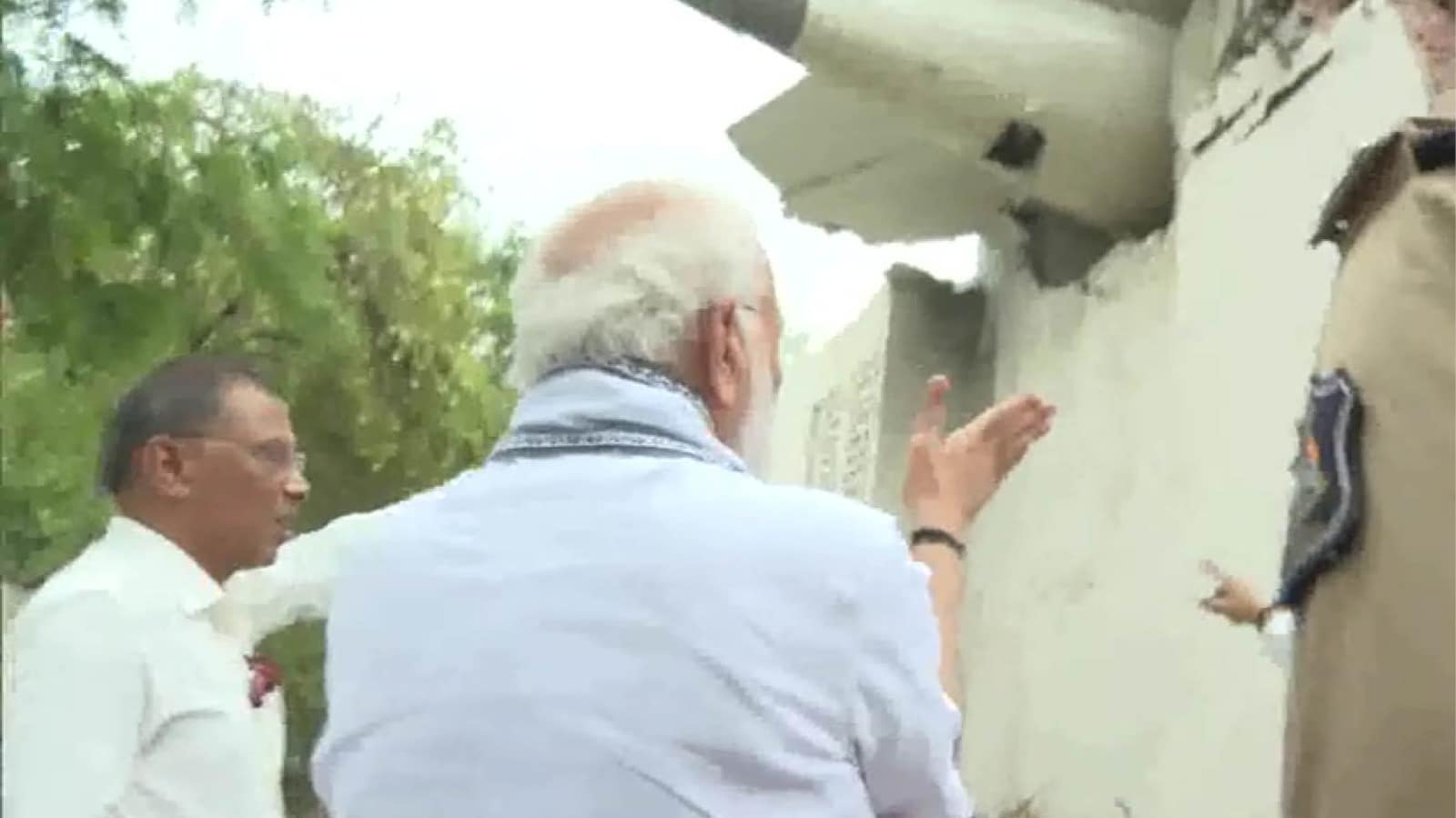 PM Modi In Ahmedabad Air India Plane Crash Site Hospital Visit Updates Photos