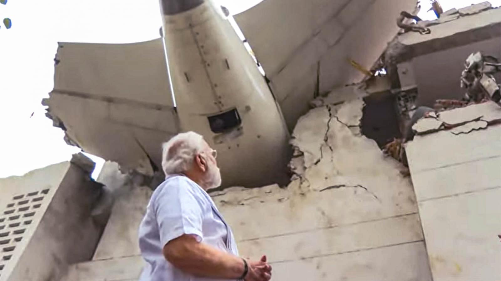 PM Modi In Ahmedabad Air India Plane Crash Site Hospital Visit Updates Photos
