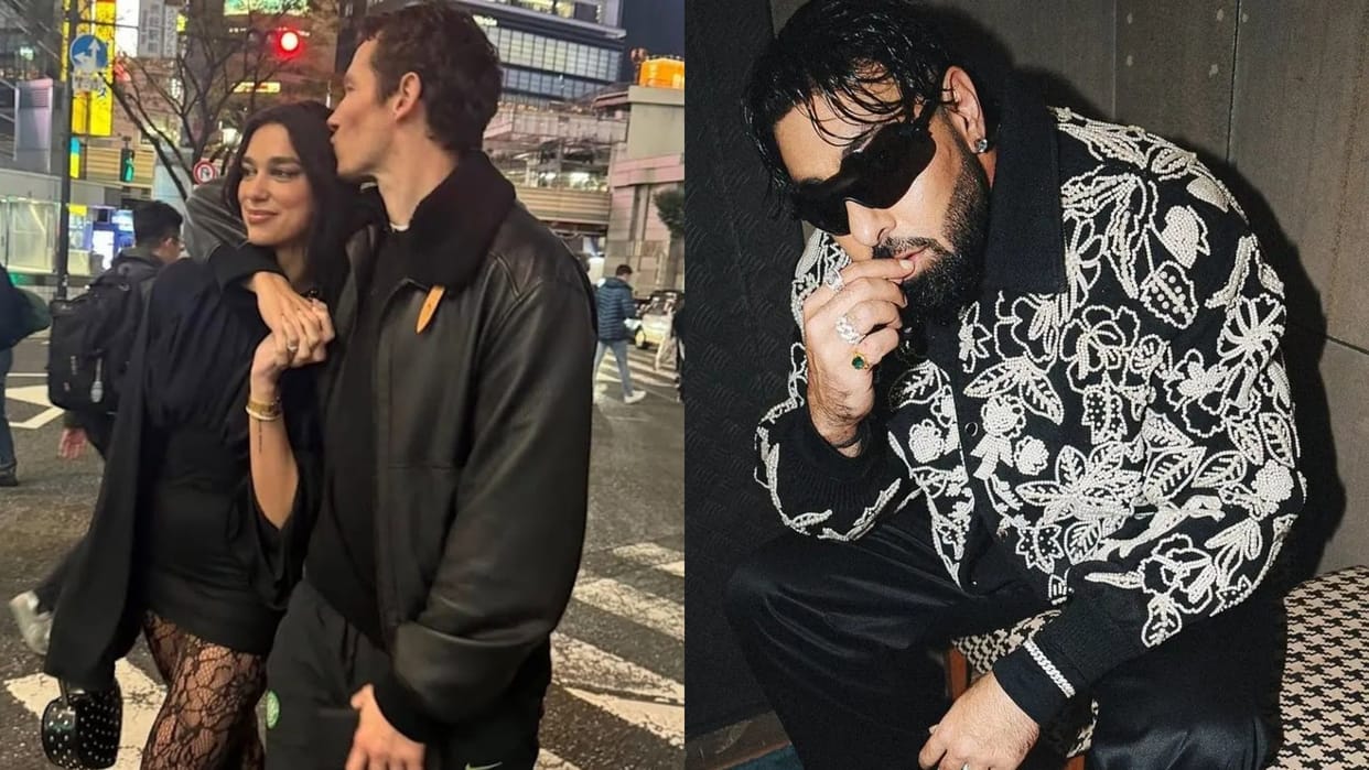 Popstar Dua lipa engaged with callum turner during controversy with badshah