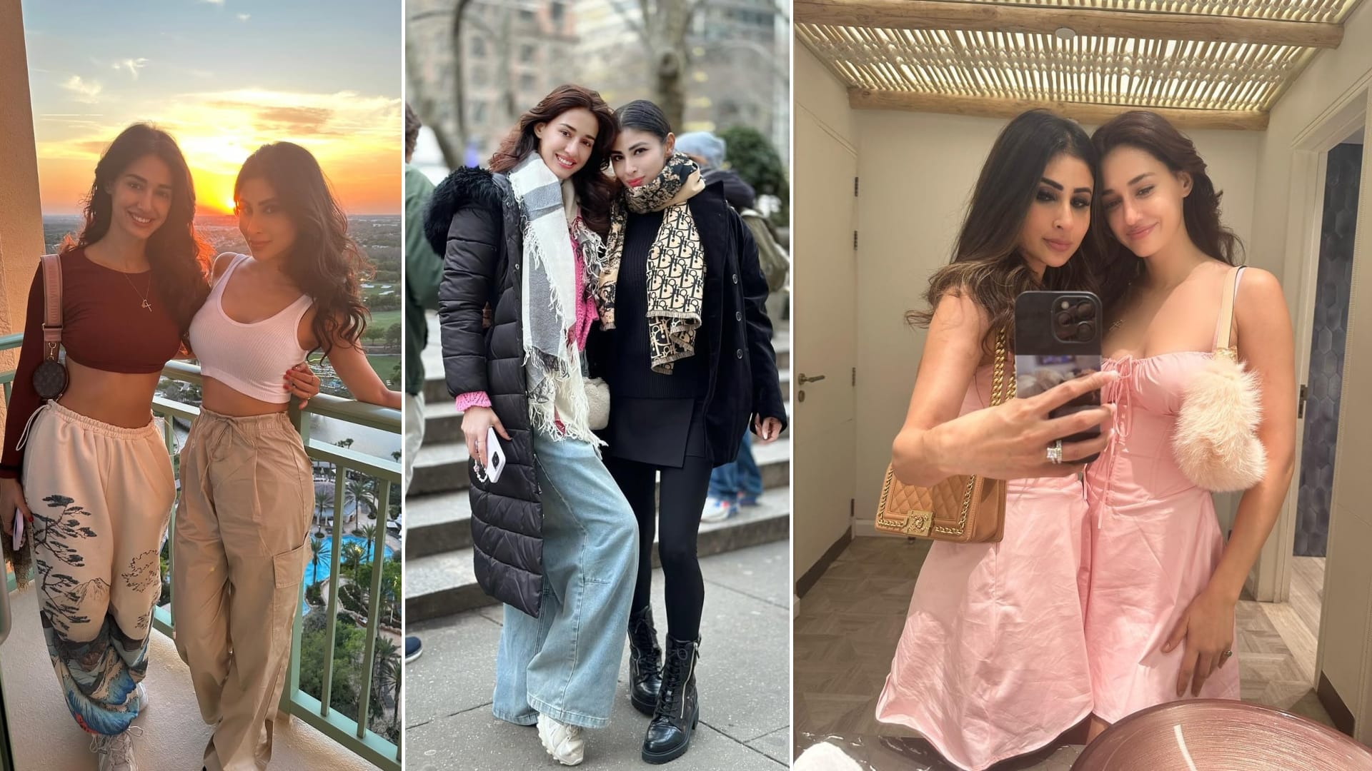 mouni roy shares many photos videos on Disha Patani 33th Happy Birhday vacation together