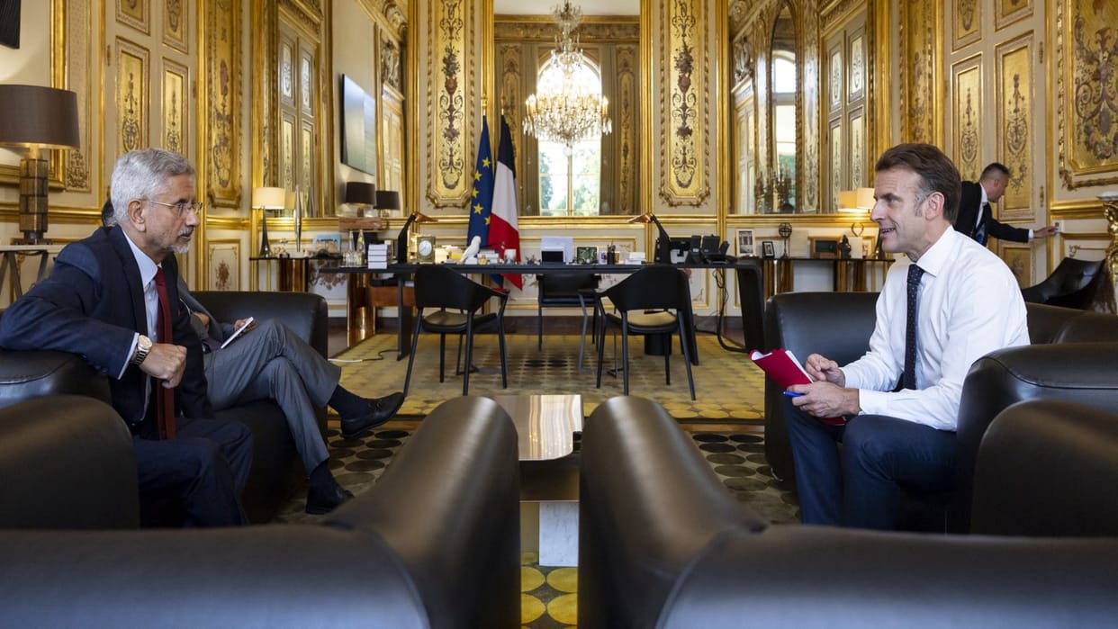 S Jaishankar's visit to France Update meeting with President Emmanuel Macron