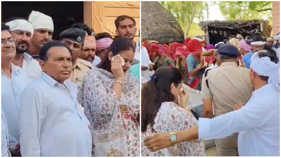 Ahmedabad Plane Crash: Barmer MBBS Student Jaiprakash Final Farewell Collector Tina Dabi CM Bhajanlal Sharma