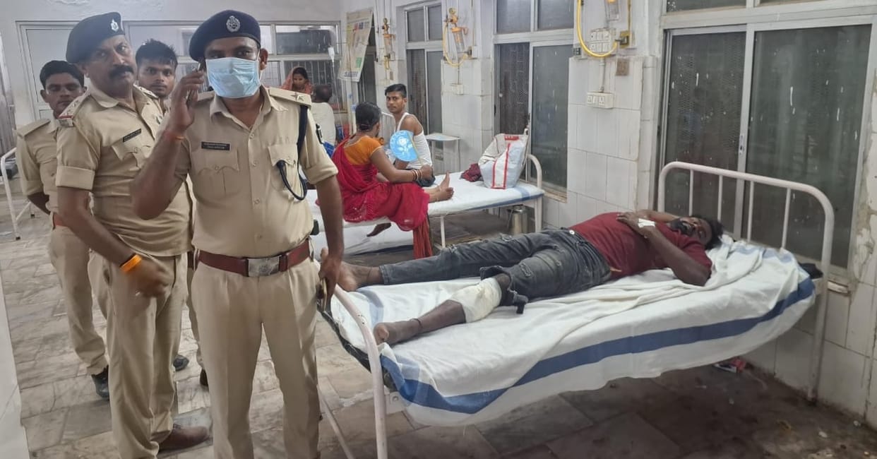 Bihar: Encounter in Muzaffarpur, police shot criminal who was running away after snatching pistol