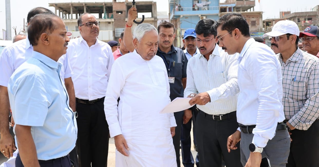 Bihar News: CM Nitish Kumar reached Patna to inspect Zeromile-Masaurhi Road, Mithapur-Mahuli