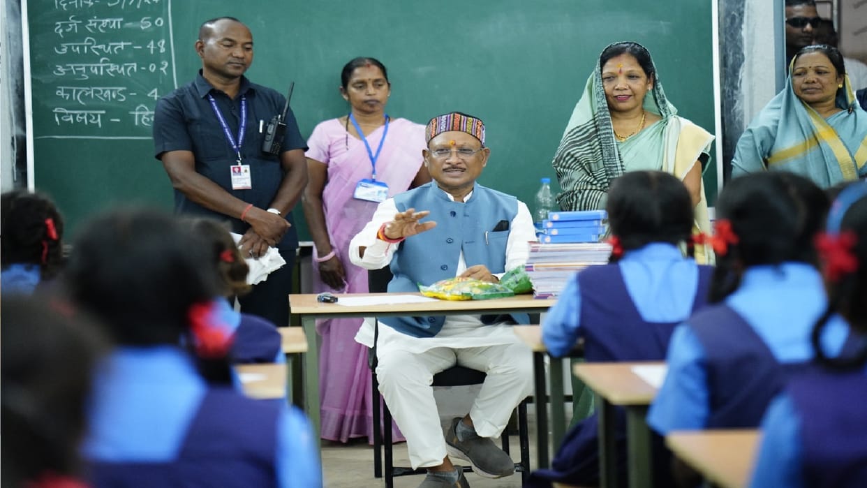 CG education News: No school is without a teacher; number of single schools reduced by 80%