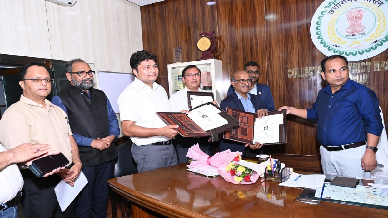 Way to earn from waste, modern biogas plant to be built in Raipur, tripartite agreement for the plant