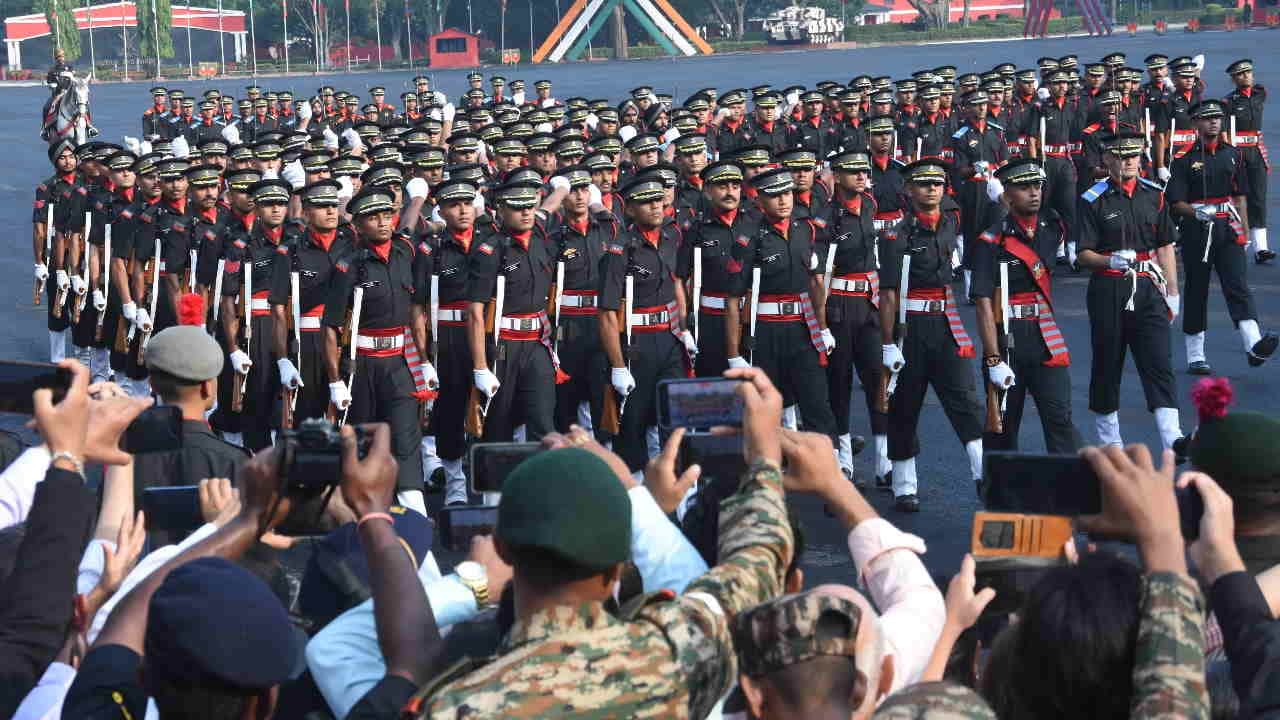 IMA POP Dehradun 156th passing out parade Special Photos chief guest Sri Lankan Army Chief