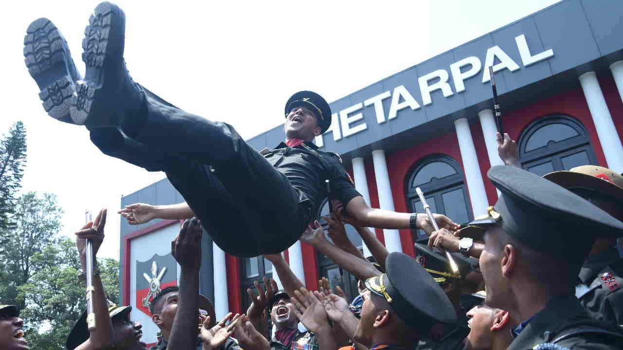 IMA POP Dehradun 156th passing out parade Special Photos chief guest Sri Lankan Army Chief