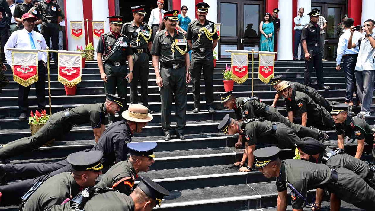 IMA POP Dehradun 156th passing out parade Special Photos chief guest Sri Lankan Army Chief