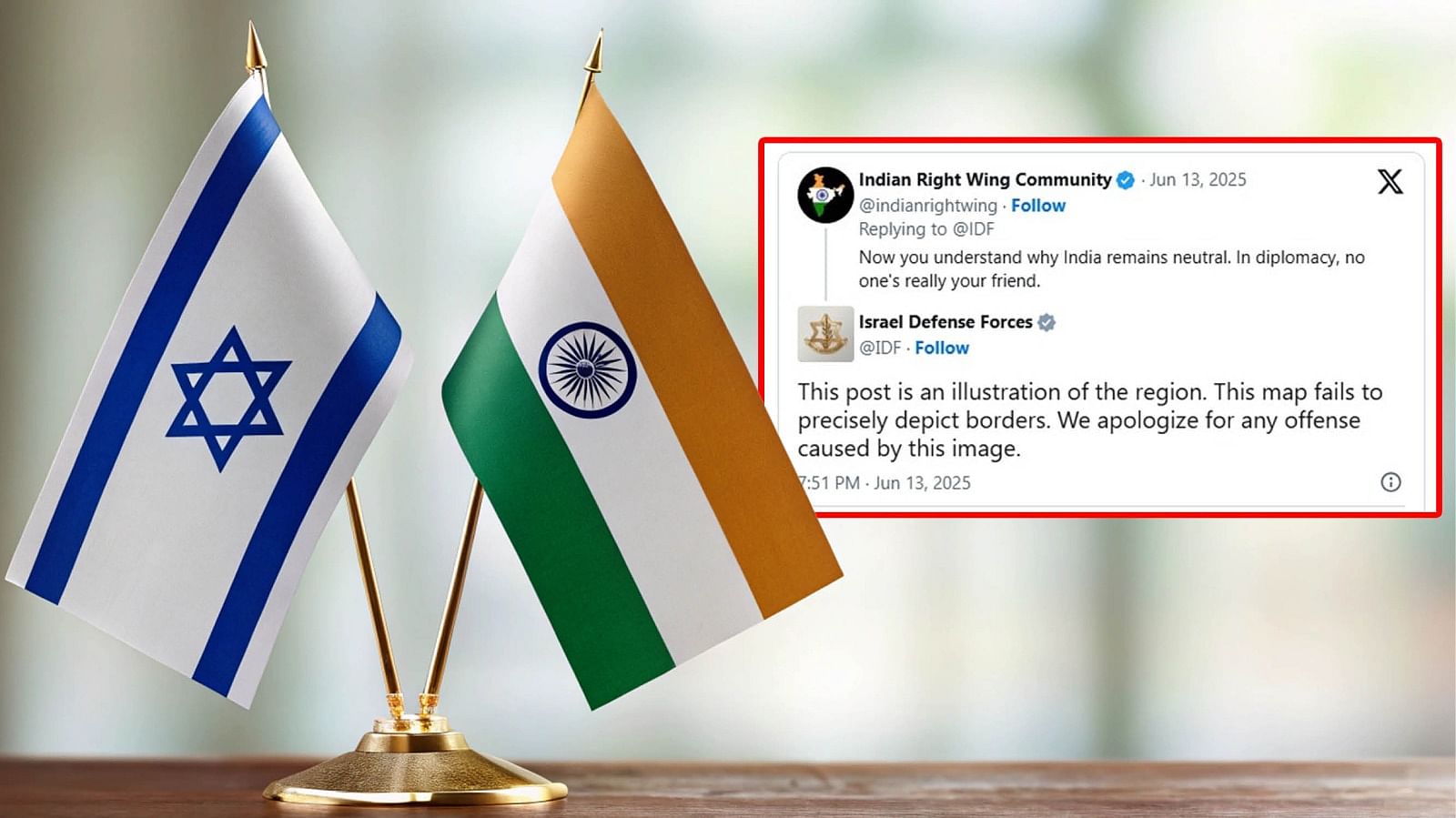 Indians Furious Israel Military Apologises For Showing Jammu Kashmir  Incorrectly Know All About It - Amar Ujala Hindi News Live - Israel  Apologises:इस्राइली सेना ने भारत का गलत नक्शा दिखाया तो लगी