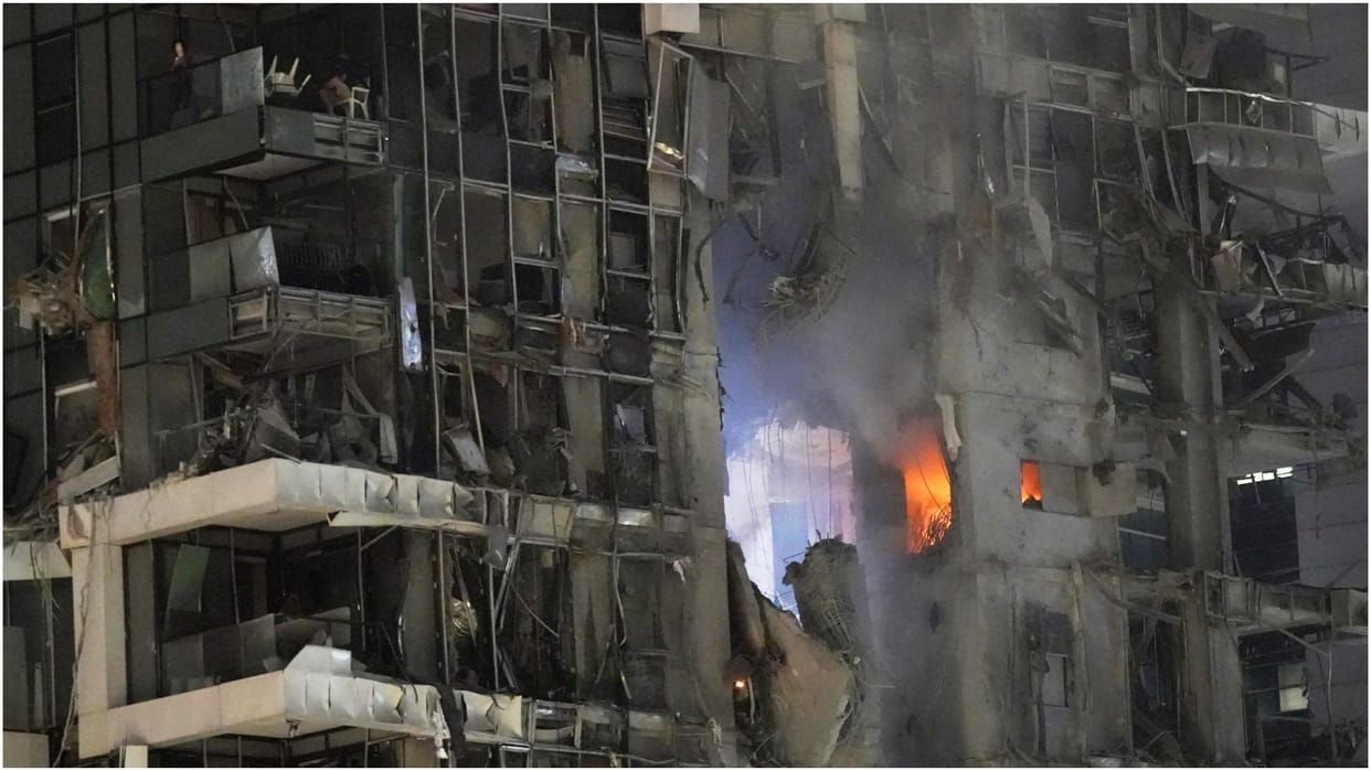 Israel Iran conflict Iranian strikes hit Israel's intelligence agency Mossad HQ report