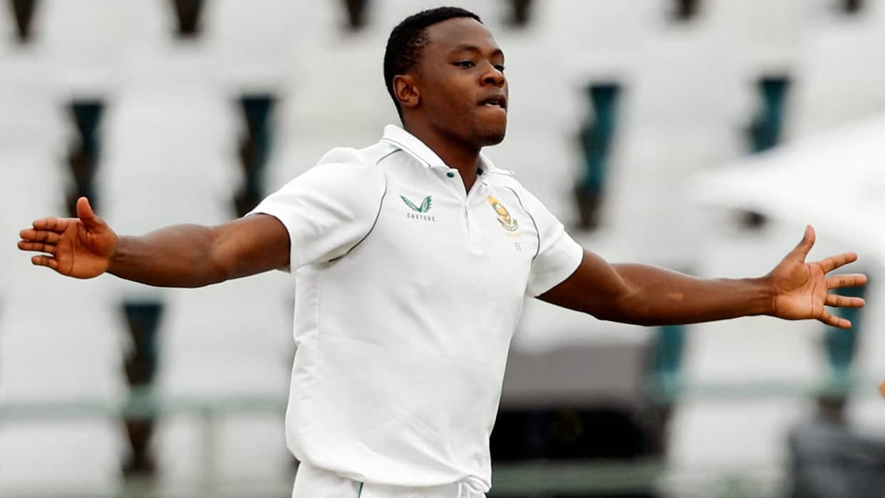 Kagiso Rabada Set to Miss South Africa’s Test Series Against Australia Due to Grade-Three Hamstring Tear