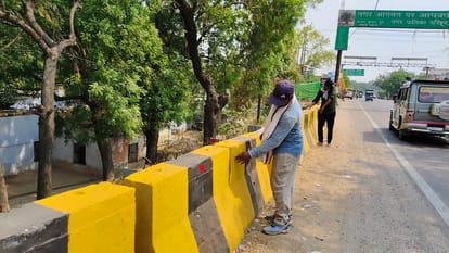 Vehicle movement on Yamuna bridge will remain closed today and tomorrow work will start on pillar number 17