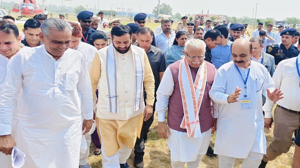 CM and Minister Manohar Lal inspect Gorakhpur nuclear plant in Haryana