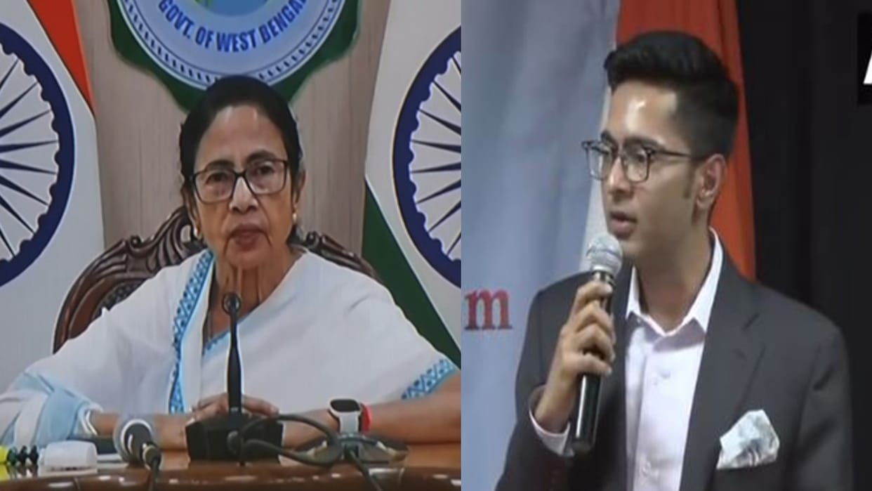 Trinamool Congress rally posters on July 21 only Mamata picture Abhishek Banerjee distanced himself