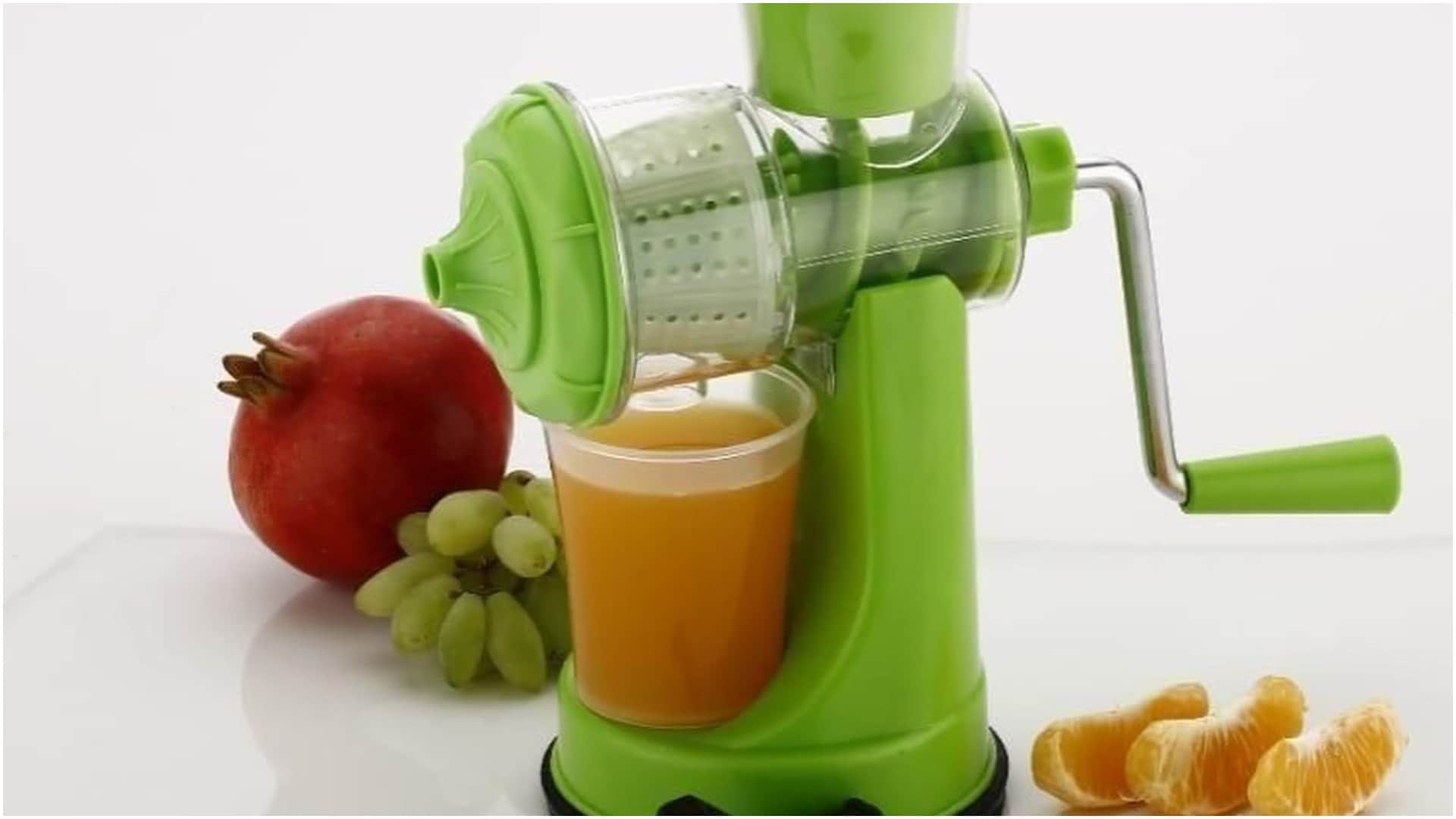 How To Make Healthy Juice By Blender, Electric Juicer Or Manual Juicer At Home juicer se juice kaise nikale