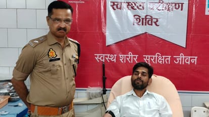 People of Moradabad division showed their spirit of service and donated blood in large numbers