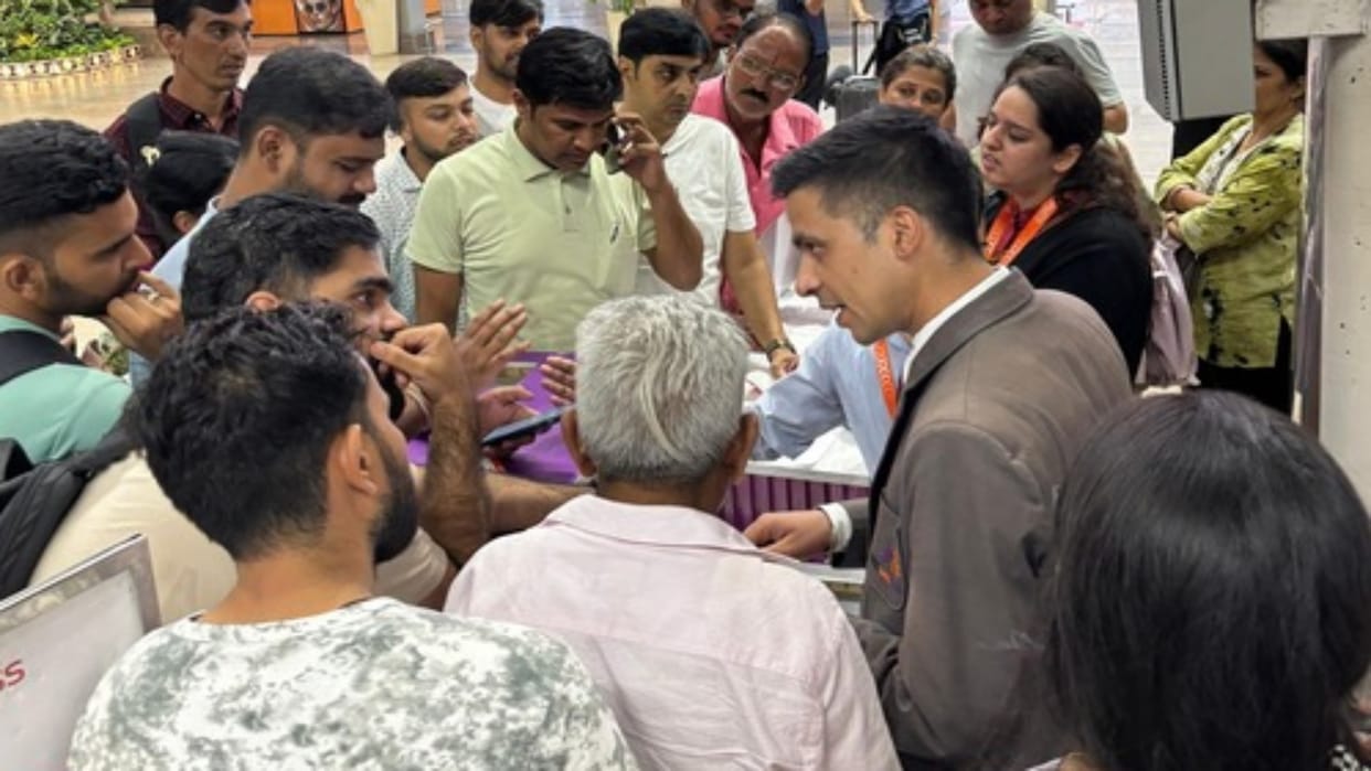 Jaipur: Chaos at Airport as Air India Flight Cancelled Due to Engine Trouble, Passengers Waited All Day