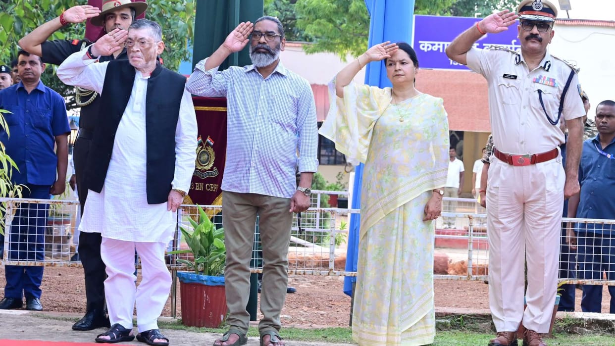 Jharkhand: Last salute to martyr Satyawan Singh, Governor and Chief Minister paid tribute