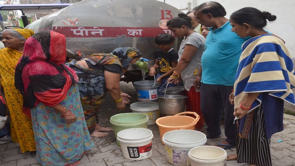 water crisis in Aligarh City