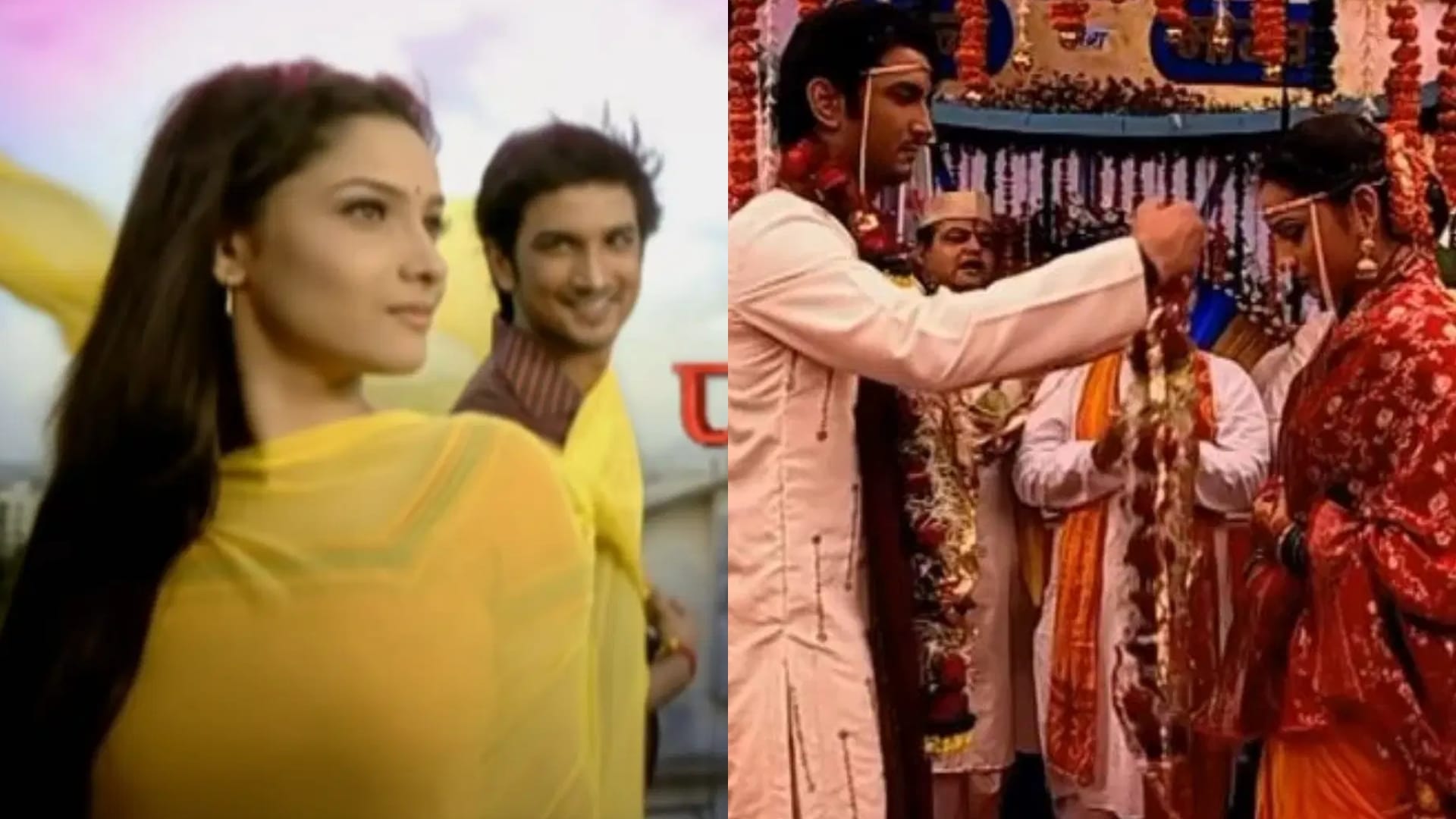 Popular On-Screen Couples Indian Television Sushant Singh Rajput Ankita Lokhande Hiten Tejwani Gauri Pradhan