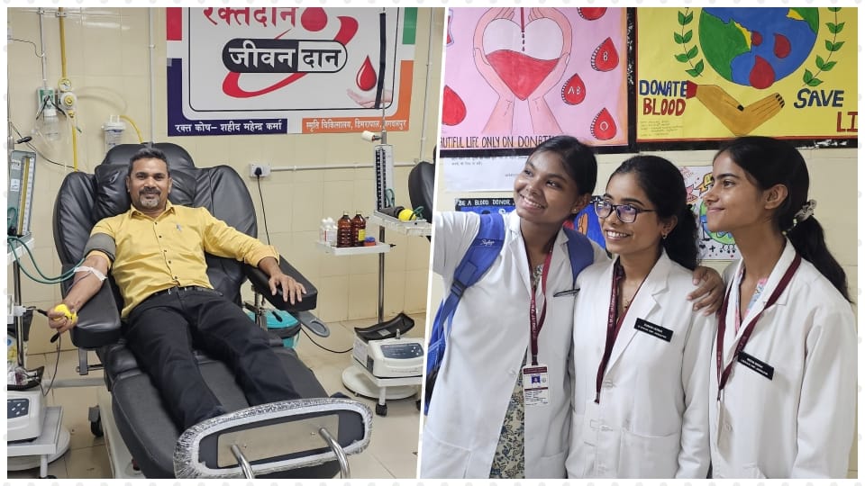 People donated blood on World Blood Donor Day