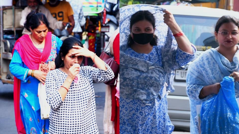 Temperatures dropped by eight degrees due to rain, humidity troubled, no respite from heat in western UP