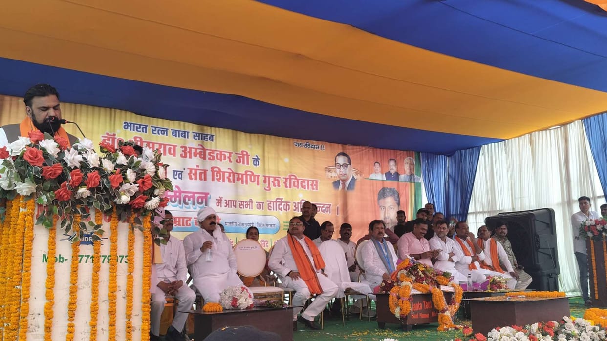 bihar samrat chaudhary slams congress on ambedkar insult