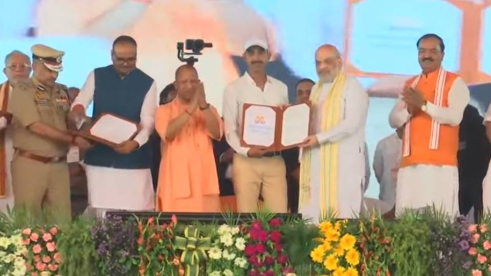 Amit Shah and CM Yogi will hand over appointment letters to newly selected constable in Lucknow