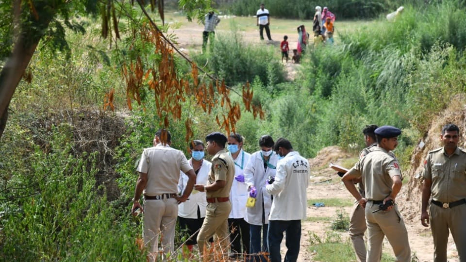 Women dead body found in near Patiala rao Dhanas