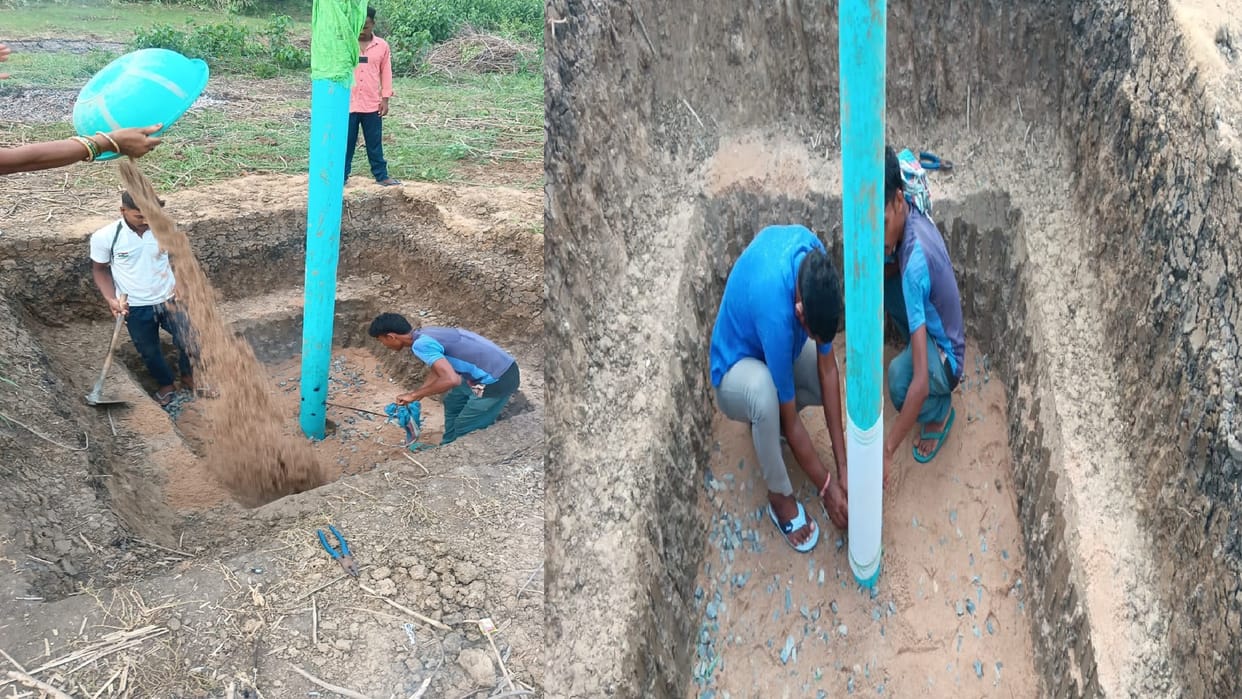 More Village More Water campaign initiative to increase ground water level with injection well technology CG