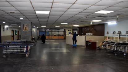 Junior doctors on strike for the second day at JN Medical College