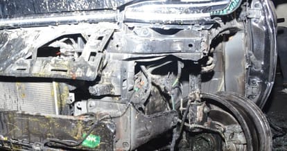 Kanpur A speeding car hit several people then collided with an egg cart driver beaten up admitted to hospital