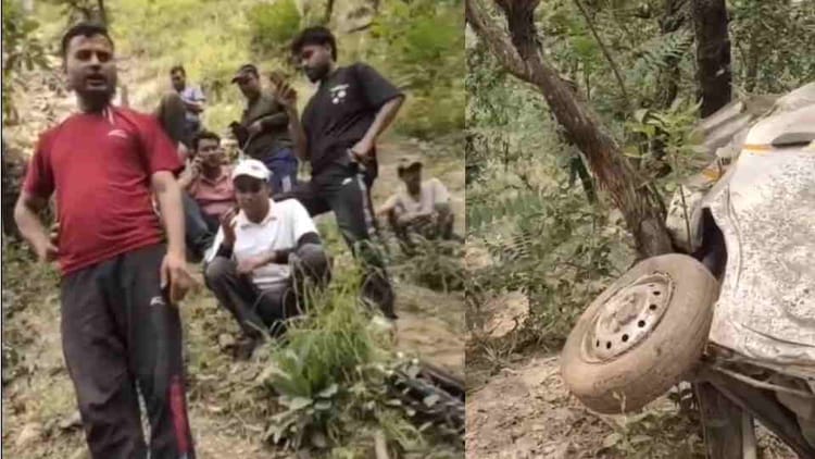 Chamoli Accident: गुमता टनोली तोक के पास हादसा, खाई में गिरी कार, थराली के दो लोगों की मौके पर मौत