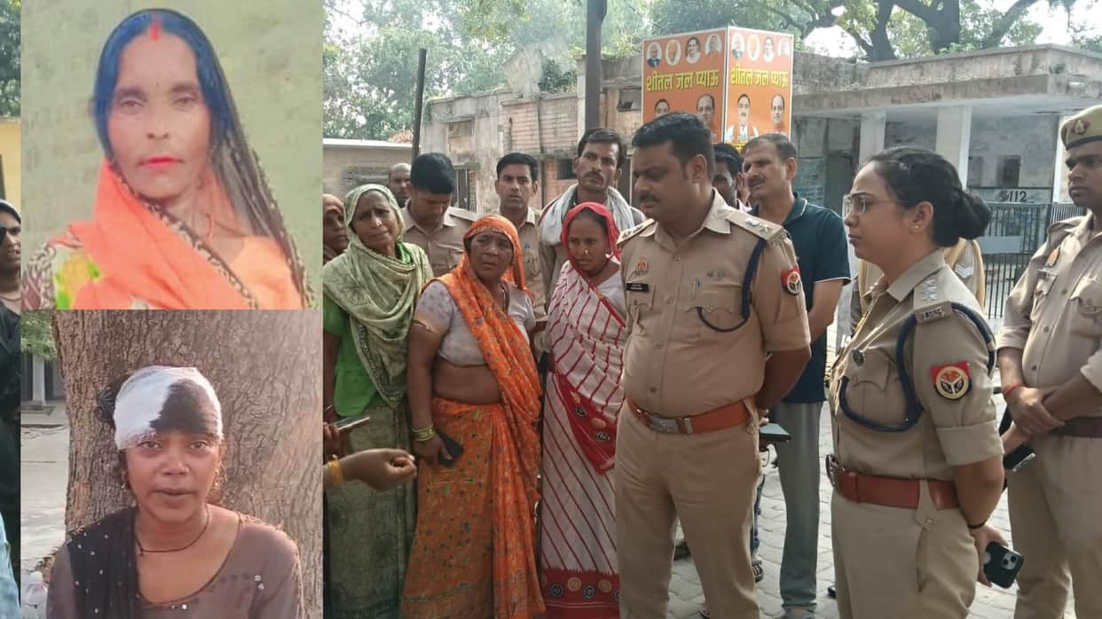 Kasganj Murder Eyewitness daughter told whole story First attacked with stick and knife then hit with a shovel
