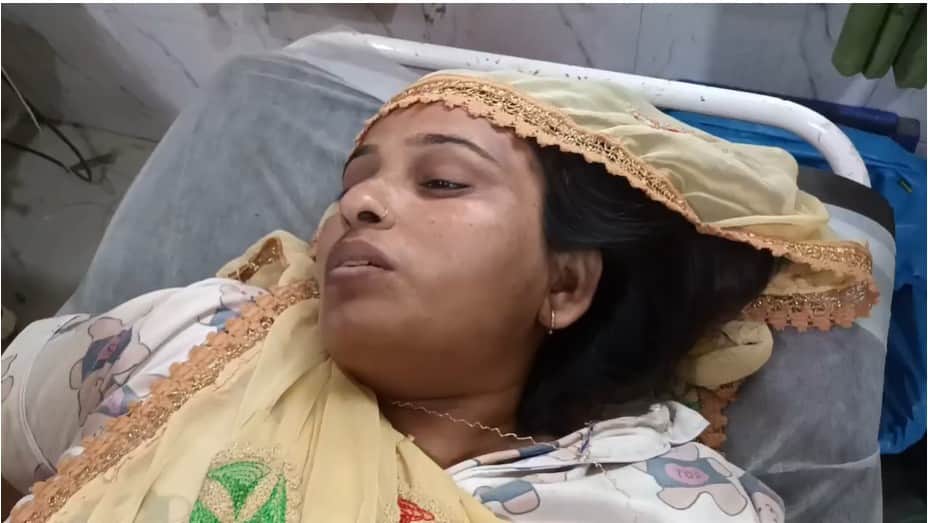 परिजनों ने की बेरहमी से पिटा